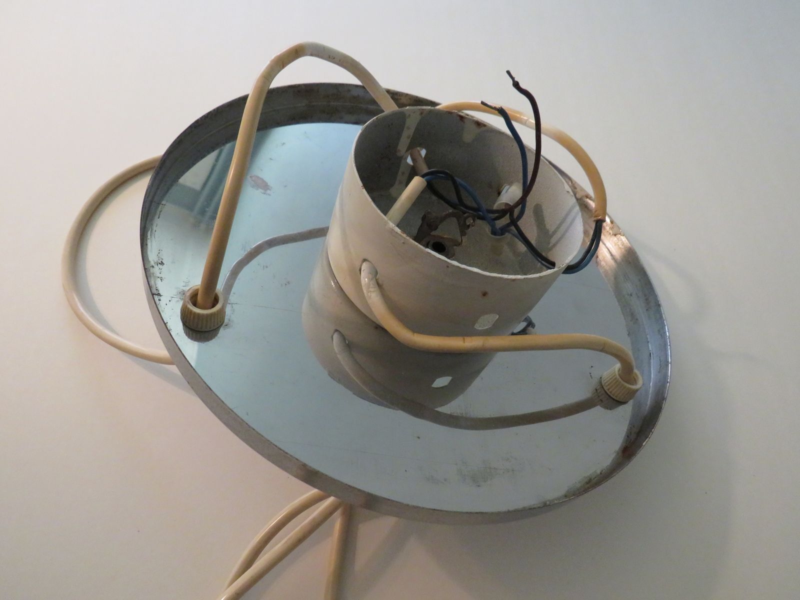 Lighting Cascade Pendant Lamp With Chrome Globes 1970s photo