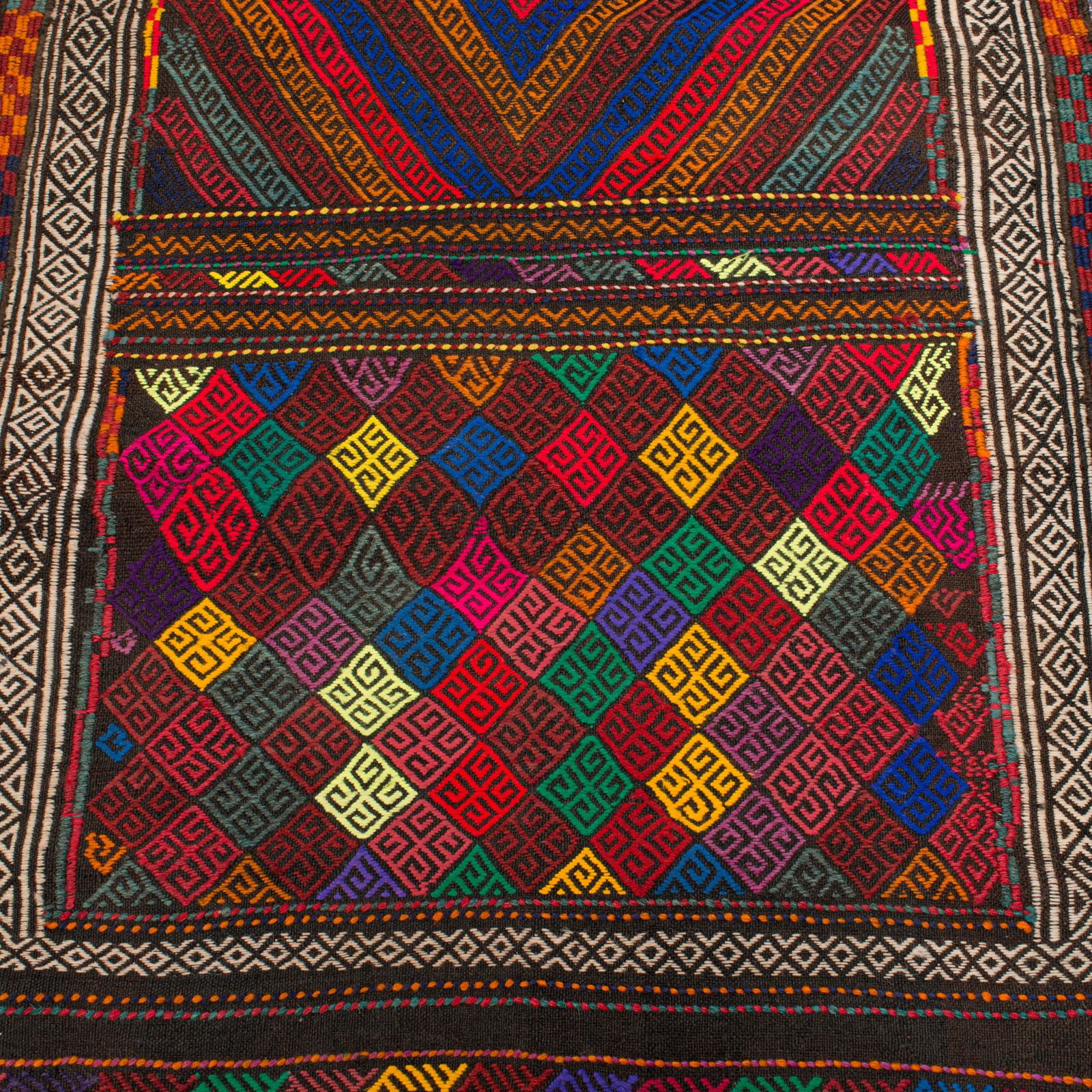 photo furniture Vintage Suzani Kilim Runner, Middle Eastern, Hallway, Entrance Hall, Rug, Carpet