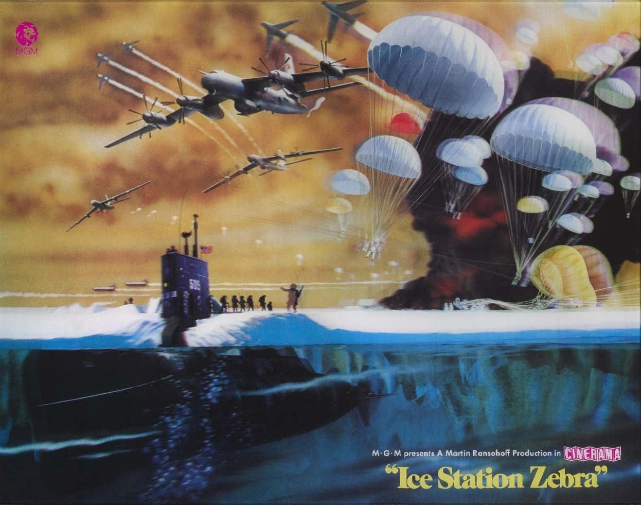 Ice Station Zebra, 1960s, Acrylic photo furniture