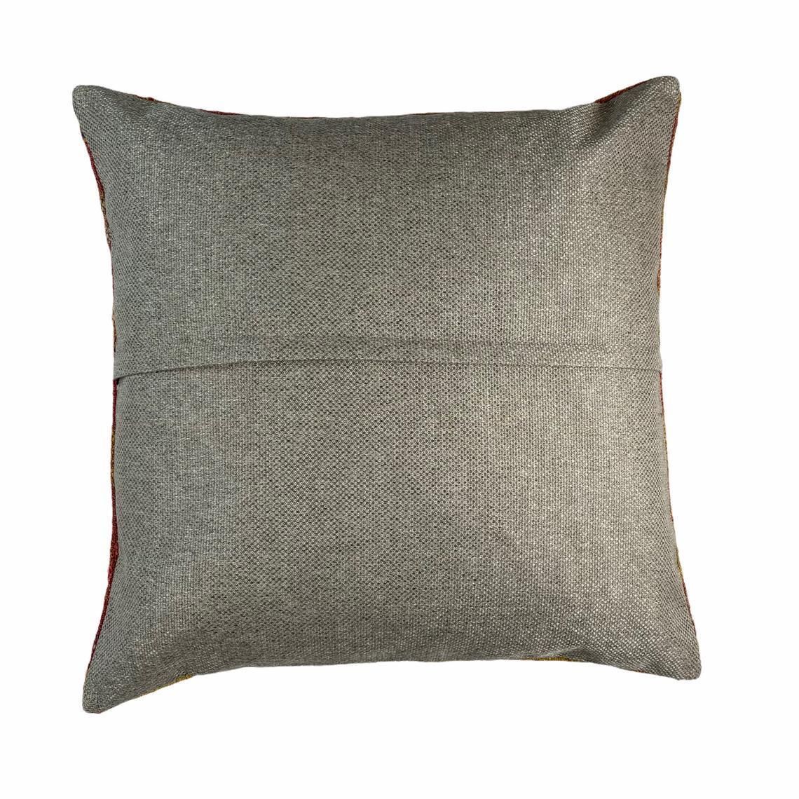 Kilim Pillow 60 X 60 Cm Tapis Kelim Kilim Pillow Cover, Vintage Meditation Bench Kelim Teppich Boho Kilim Cushion Kilim Sofa Turkish Pillow photo for sale