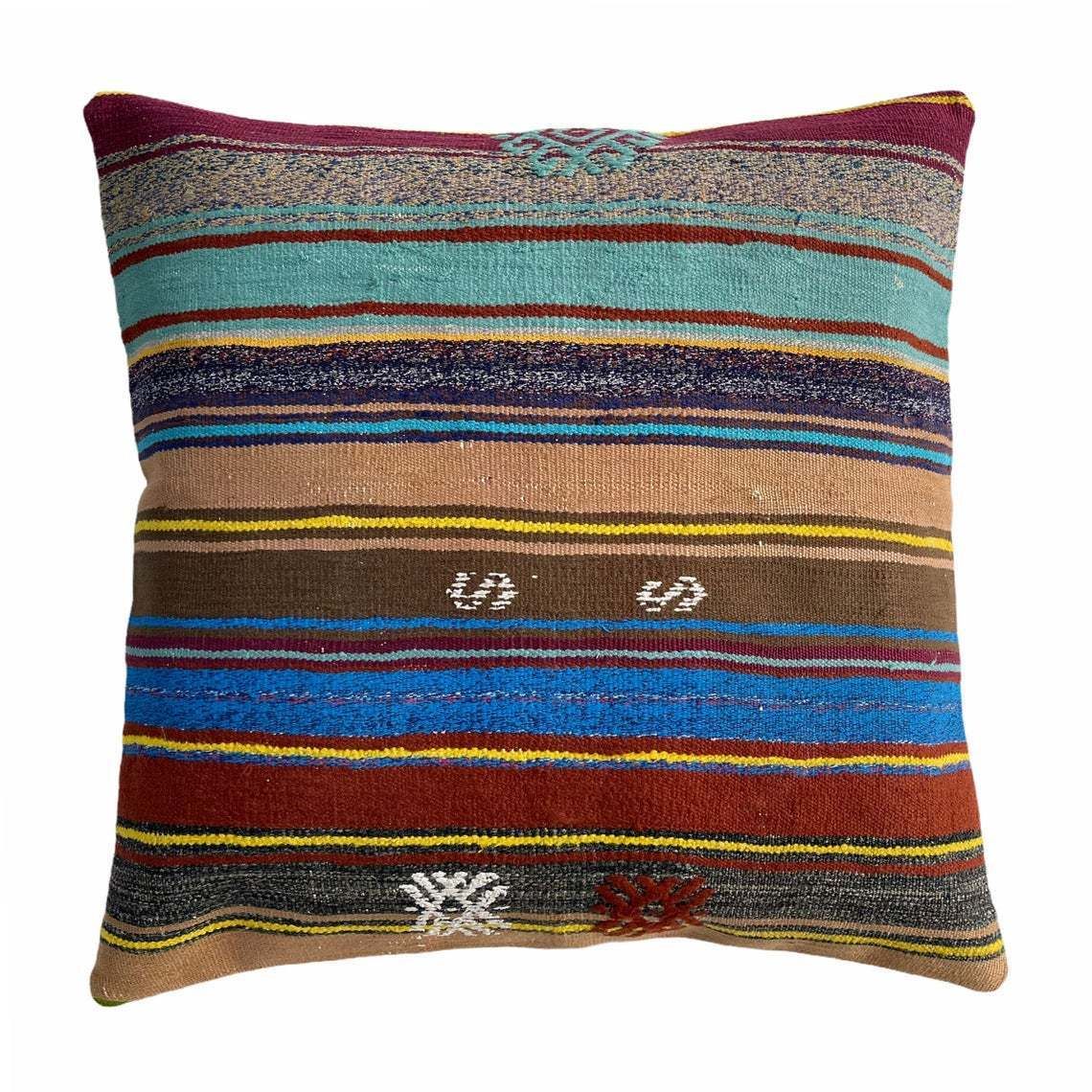 Kilim Pillow 60 X 60 Cm Tapis Kelim Kilim Pillow Cover ,Vintage Meditation Bench Kelim Teppich Boho Kilim Cushion Kilim Sofa Turkish Pillow photo buy