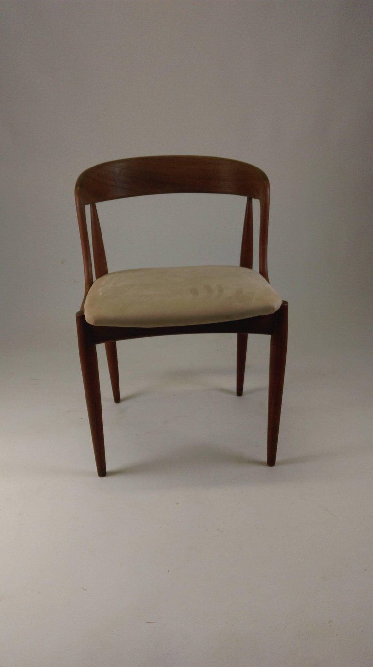 1960s Set Of Two Danish Johannes Andersen Model 16 Side Chairs In Teak photo furniture