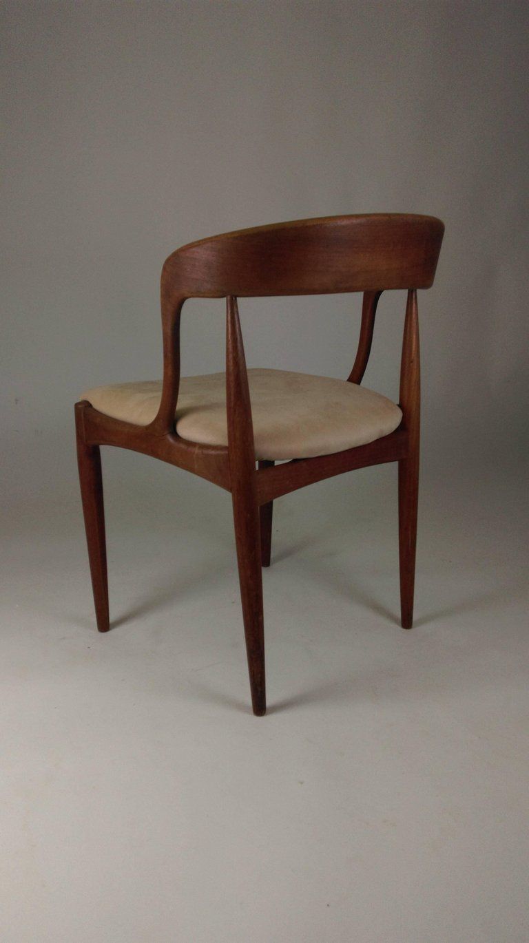 1960s Set Of Two Danish Johannes Andersen Model 16 Side Chairs In Teak photo 1740.0