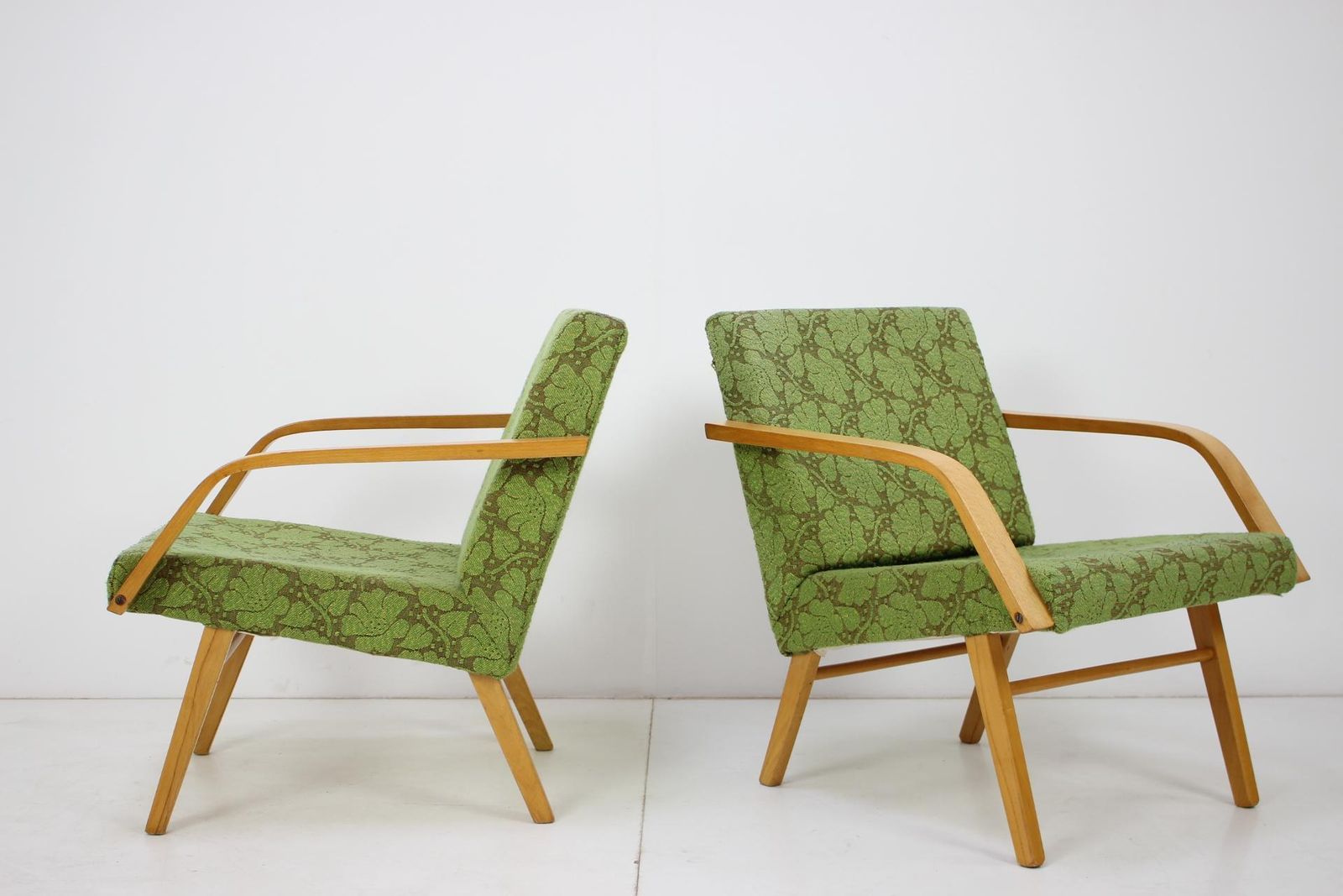 Vintage Armchairs Ton Czechoslovakia