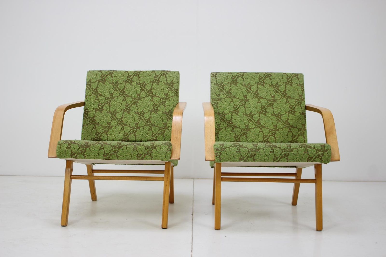 Vintage Armchairs Ton Czechoslovakia photo furniture