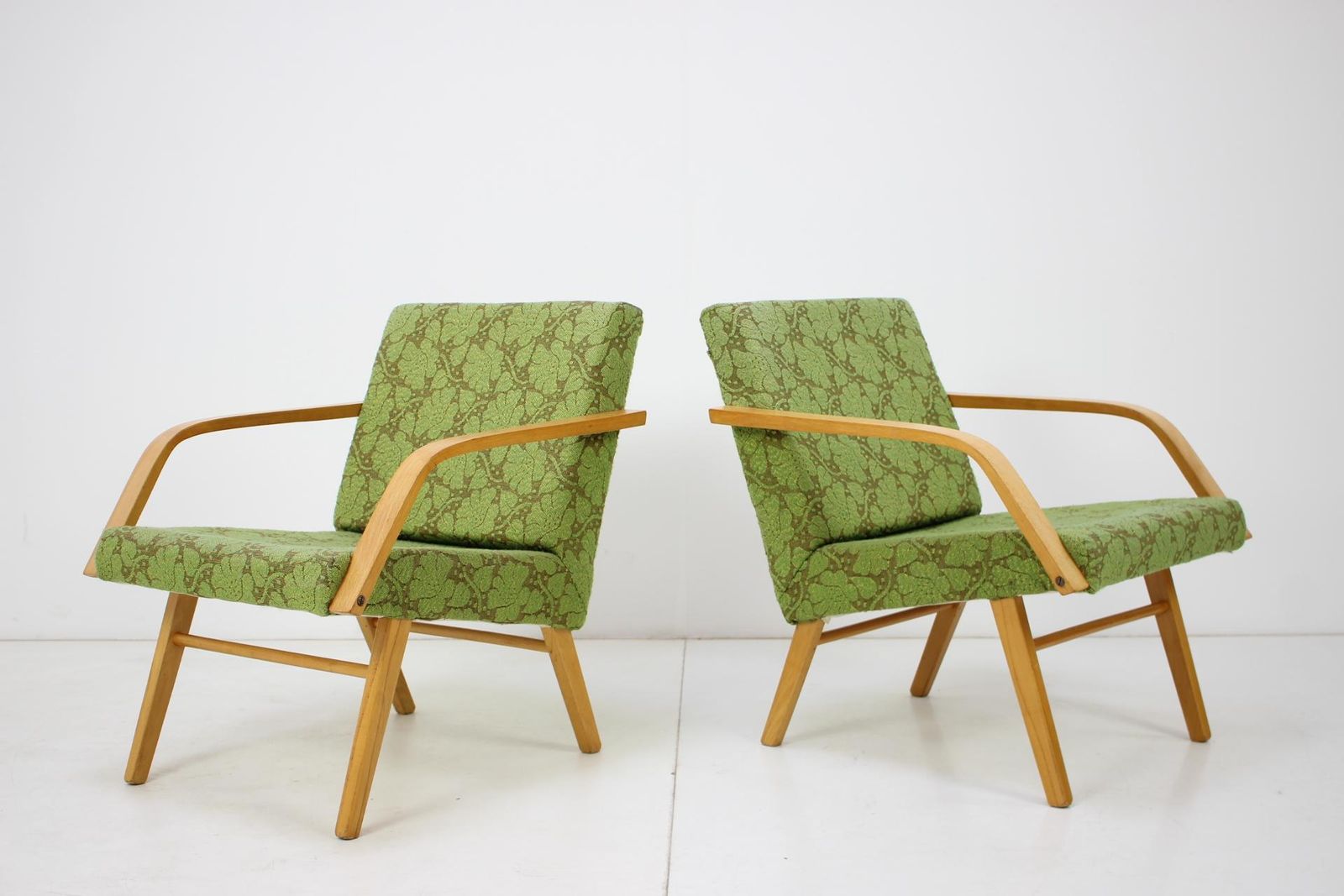 Vintage Armchairs Ton Czechoslovakia photo for sale