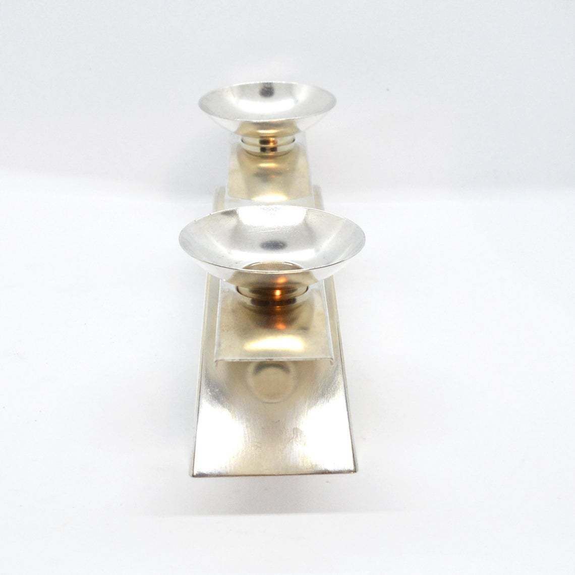 Silver Plated Ikora Candlestick By K. Radtke Wmf, Germany, 1960s photo Home Decor
