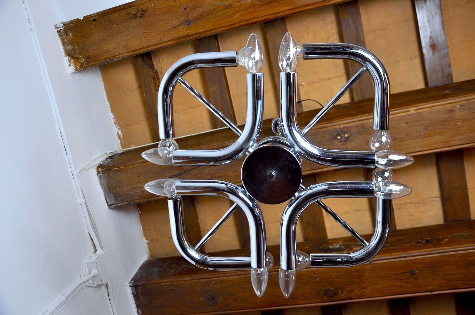Goffredo Reggiani Space Age Chandelier, Italy, 1970 photo 2749.0