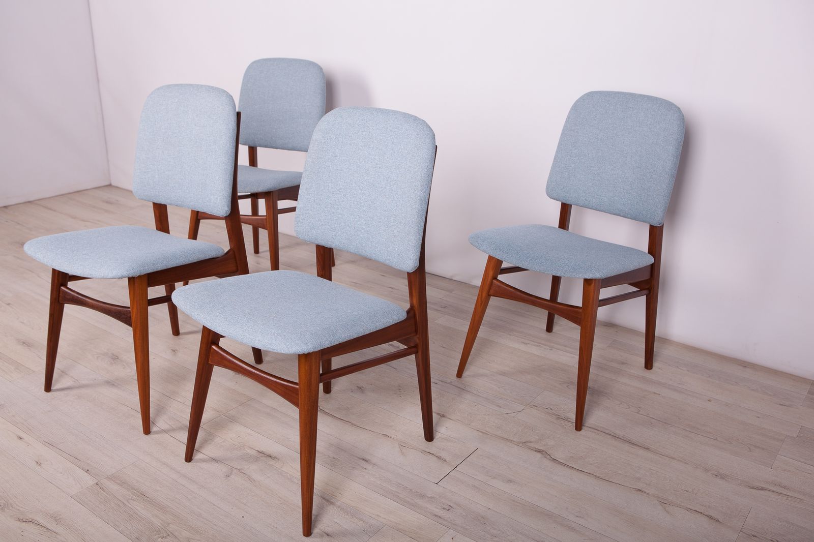 Teak Dining Chairs, 1960s, Set Of 4 photo for sale