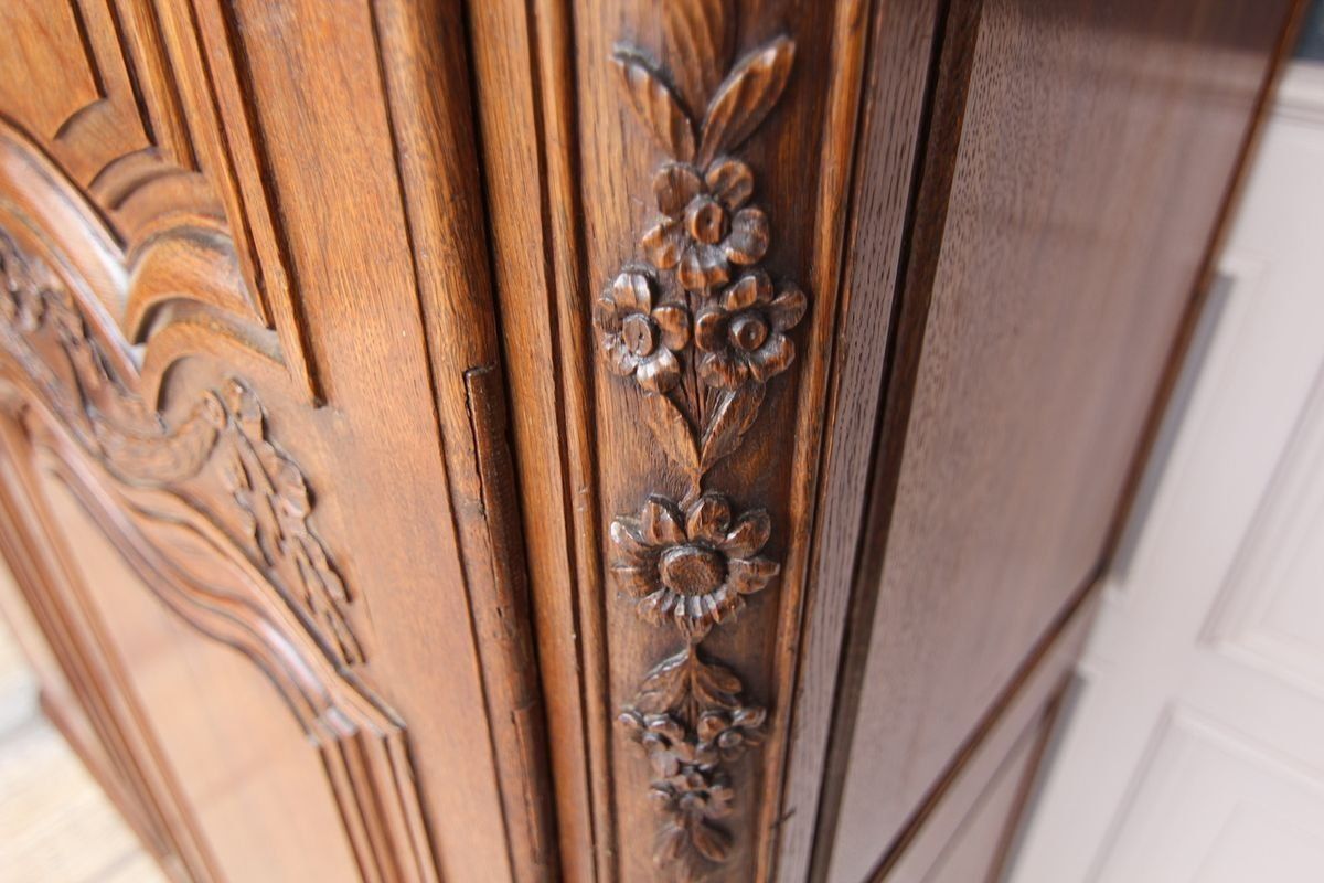 Furniture Large French Louis XVI Wardrobe, 1700s photo