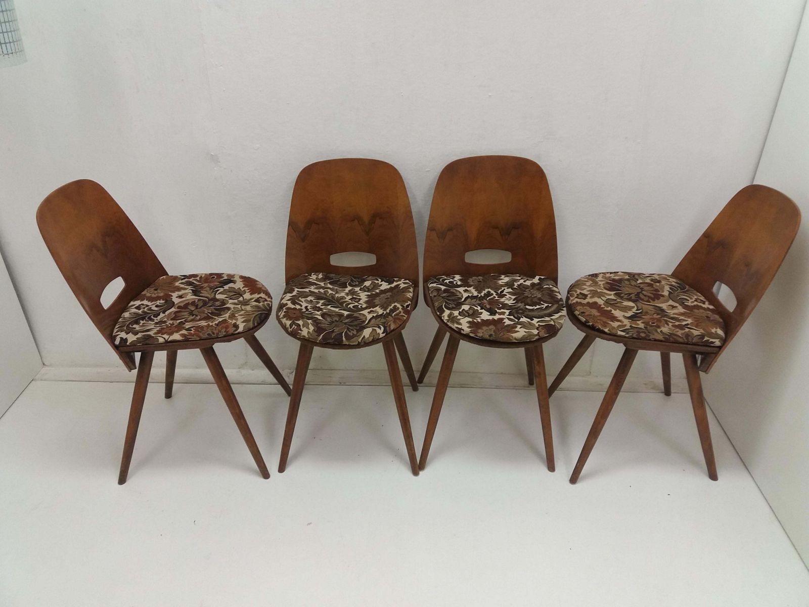 Set Of Four Mid Century Dining Chairs/ Tatra Pravenec, 1960s
