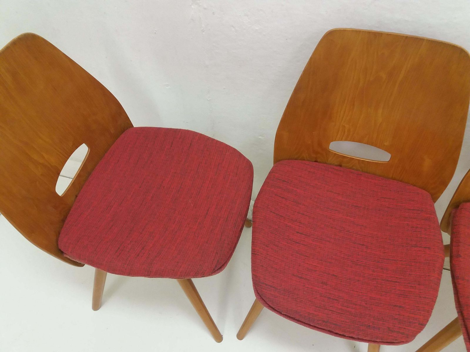 Set Of Four Mid Century Dining Chairs/ Tatra Pravenec, 1960s photo buy