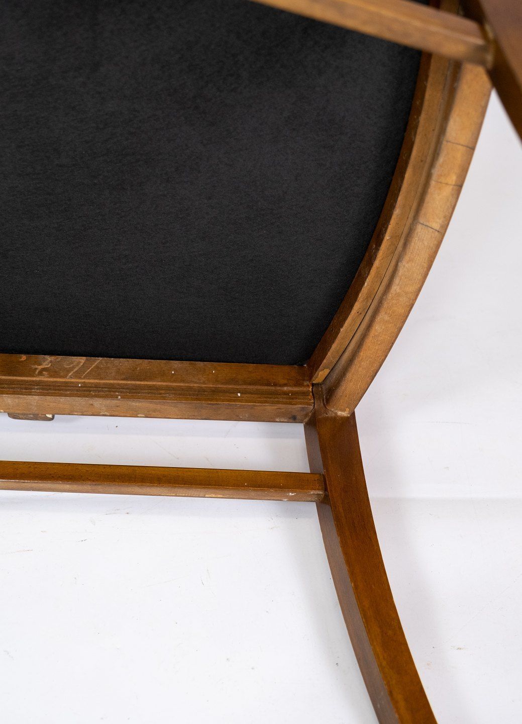 photo furniture Set Of Two Armchairs In Light Wood And Upholstered With Light Brown Leather By A Danish Master Carpenter From The 1940s.