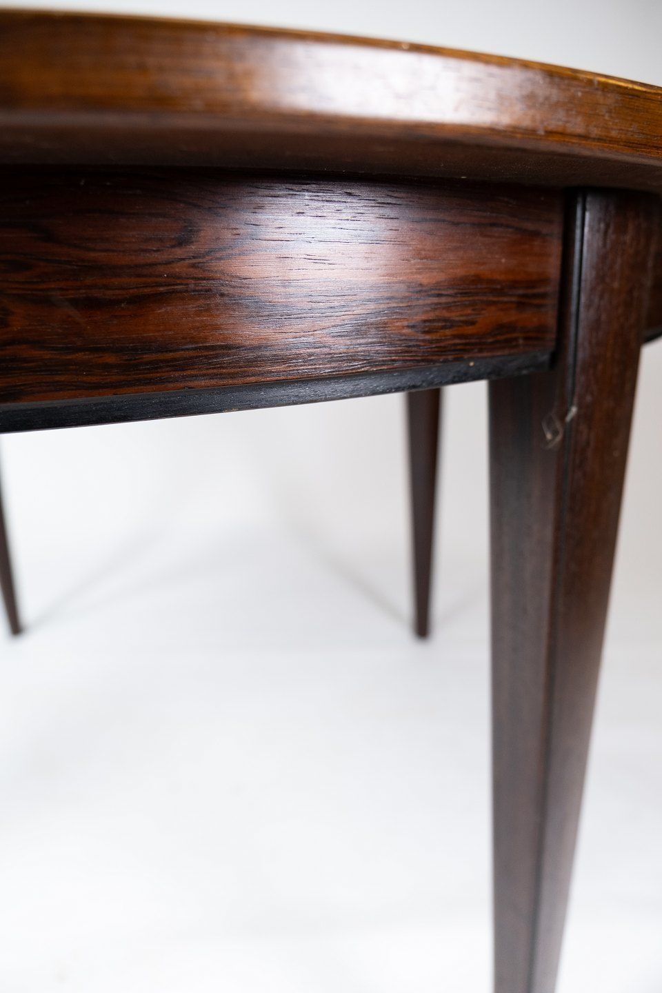 Dining Table In Rosewood Designed By Omann Junior From The 1960s. photo for sale