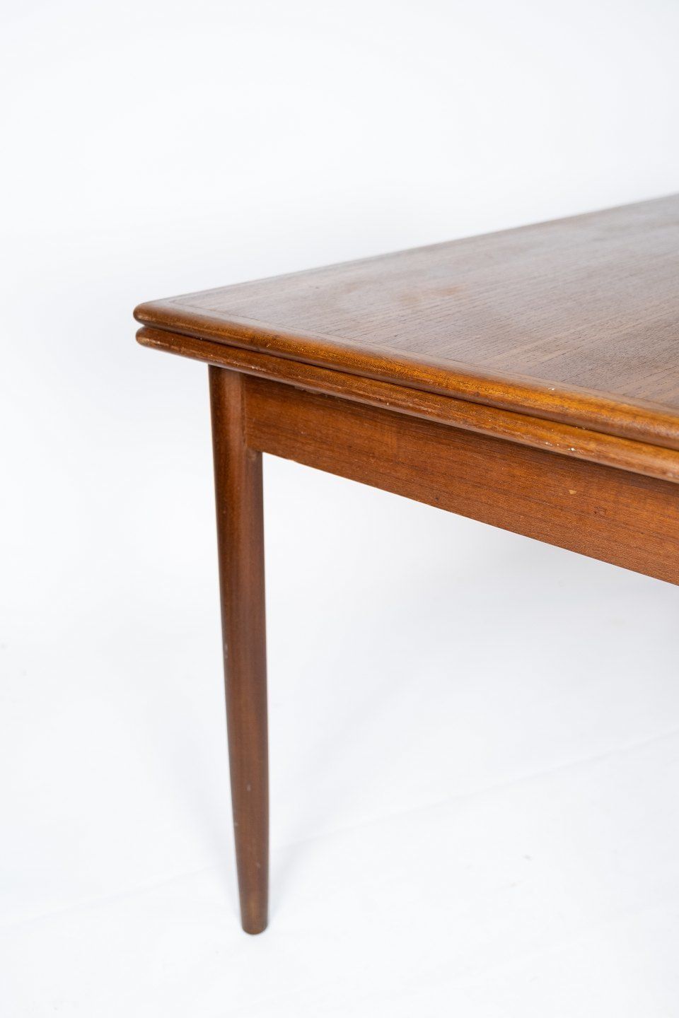 Teak Dining Table With Dutch Pull Out Of Danish Design From The 1960s. photo for sale