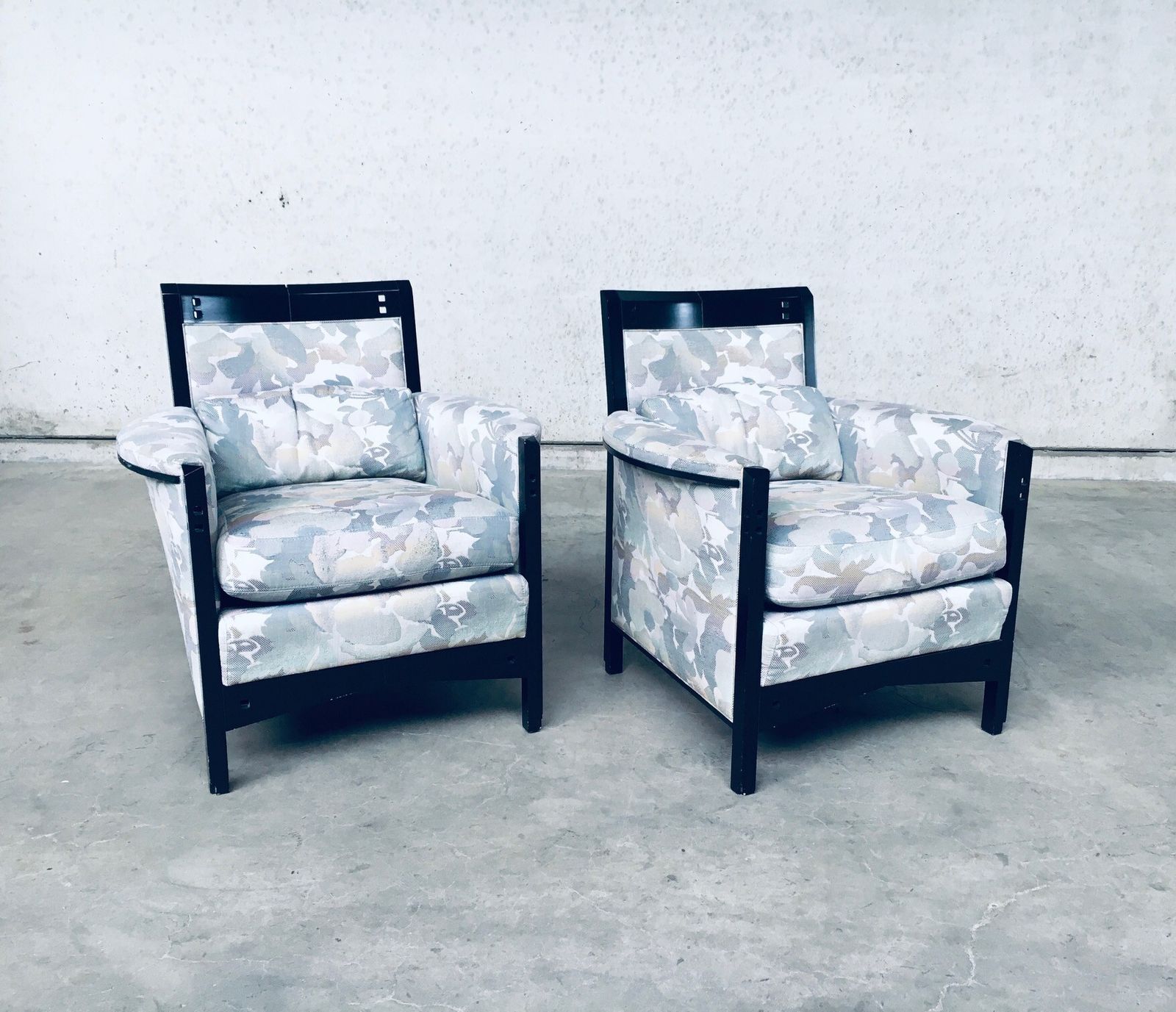 Galaxy 'Peggy' Low Armchair Set By Umberto Asnago For Giorgetti, Italy 1990s
