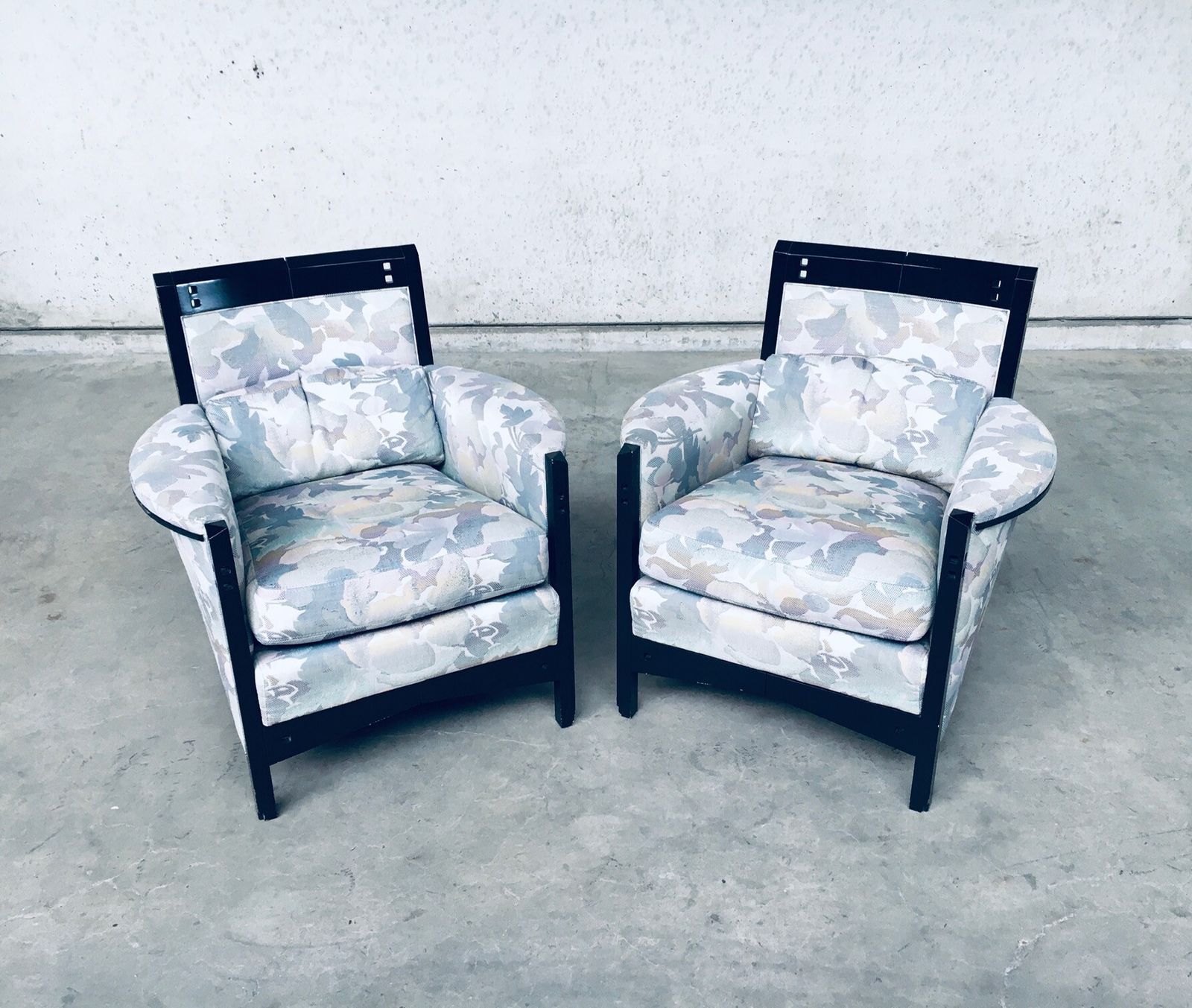 Galaxy 'Peggy' Low Armchair Set By Umberto Asnago For Giorgetti, Italy 1990s photo vinterior