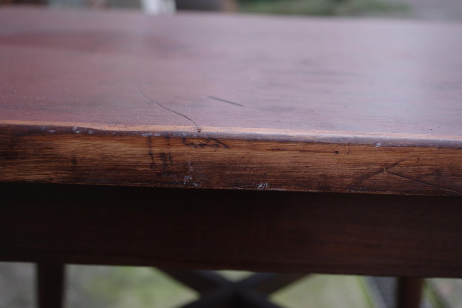 Furniture Tavolo In Legno, Anni '50 photo