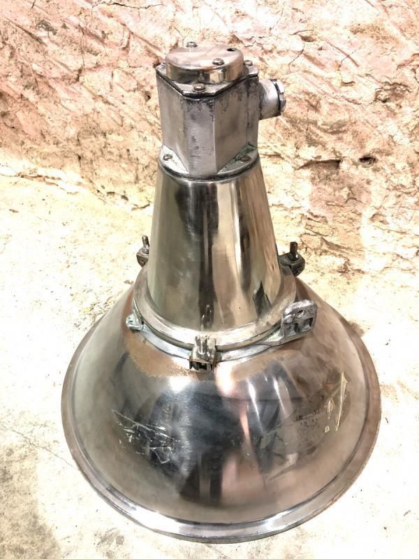 Industrial Polished Aluminum Pendant photo furniture
