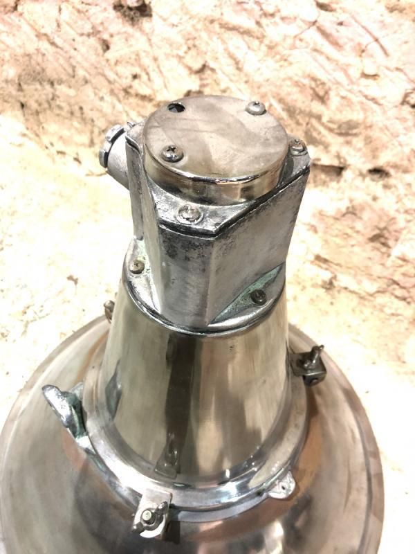 Industrial Polished Aluminum Pendant photo vinterior