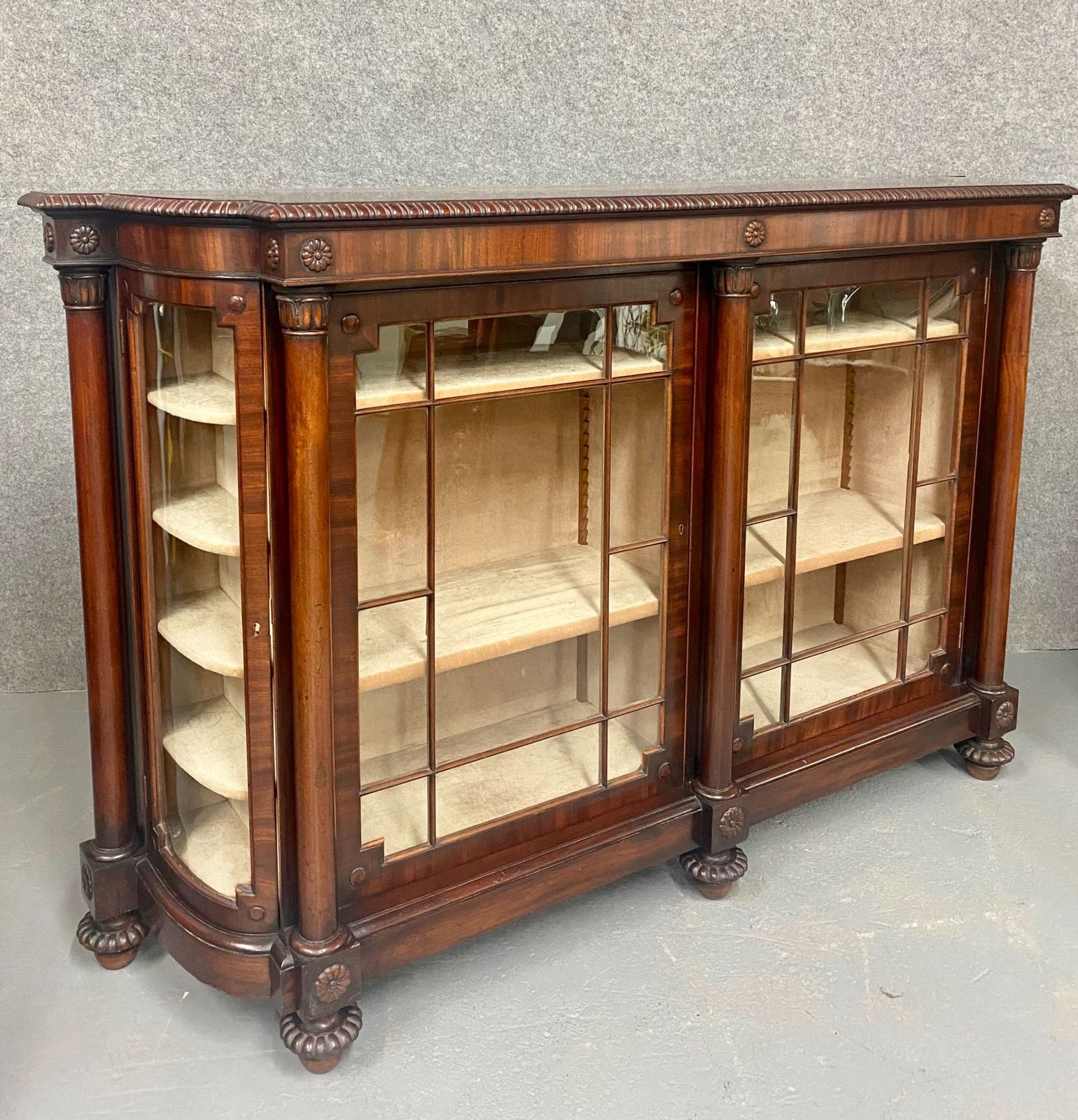 Superb Gillows Quality Mahogany Side Cabinet