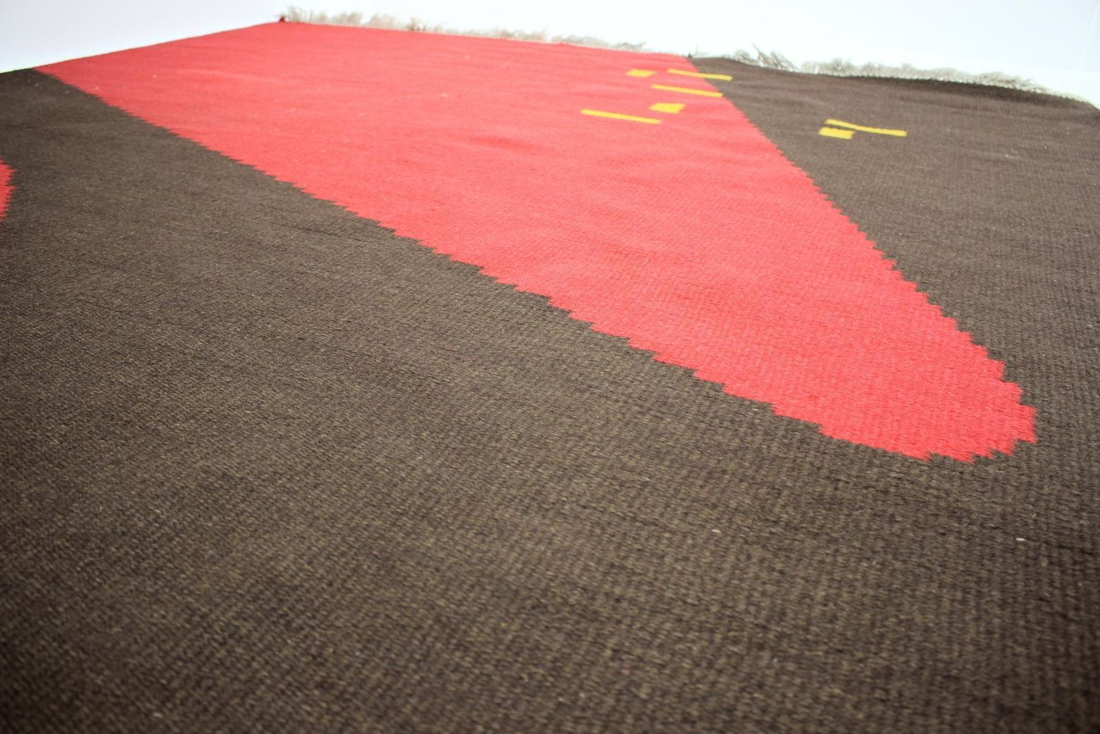 Design Organic Abstract Geometric Carpet Or Rug In Style Of Antonín Kybal, 1950s photo vinterior