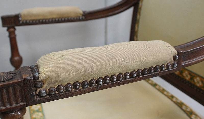 Walnut Armchair, Louis XVI Period, Early 19th Century photo vinterior