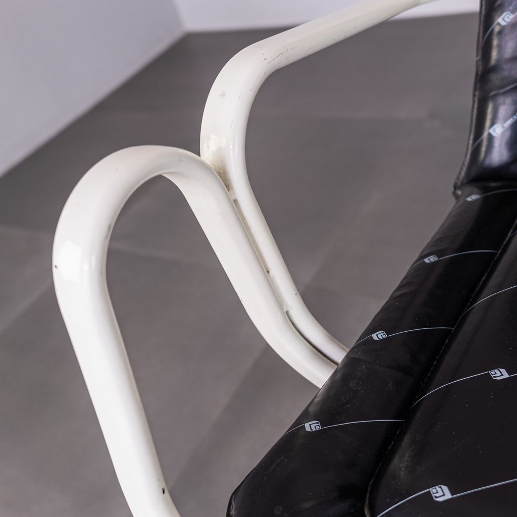 photo for sale Pair Of Gigli & Meglio Swivel Armchairs From The 70s Vintage Modern Antiques