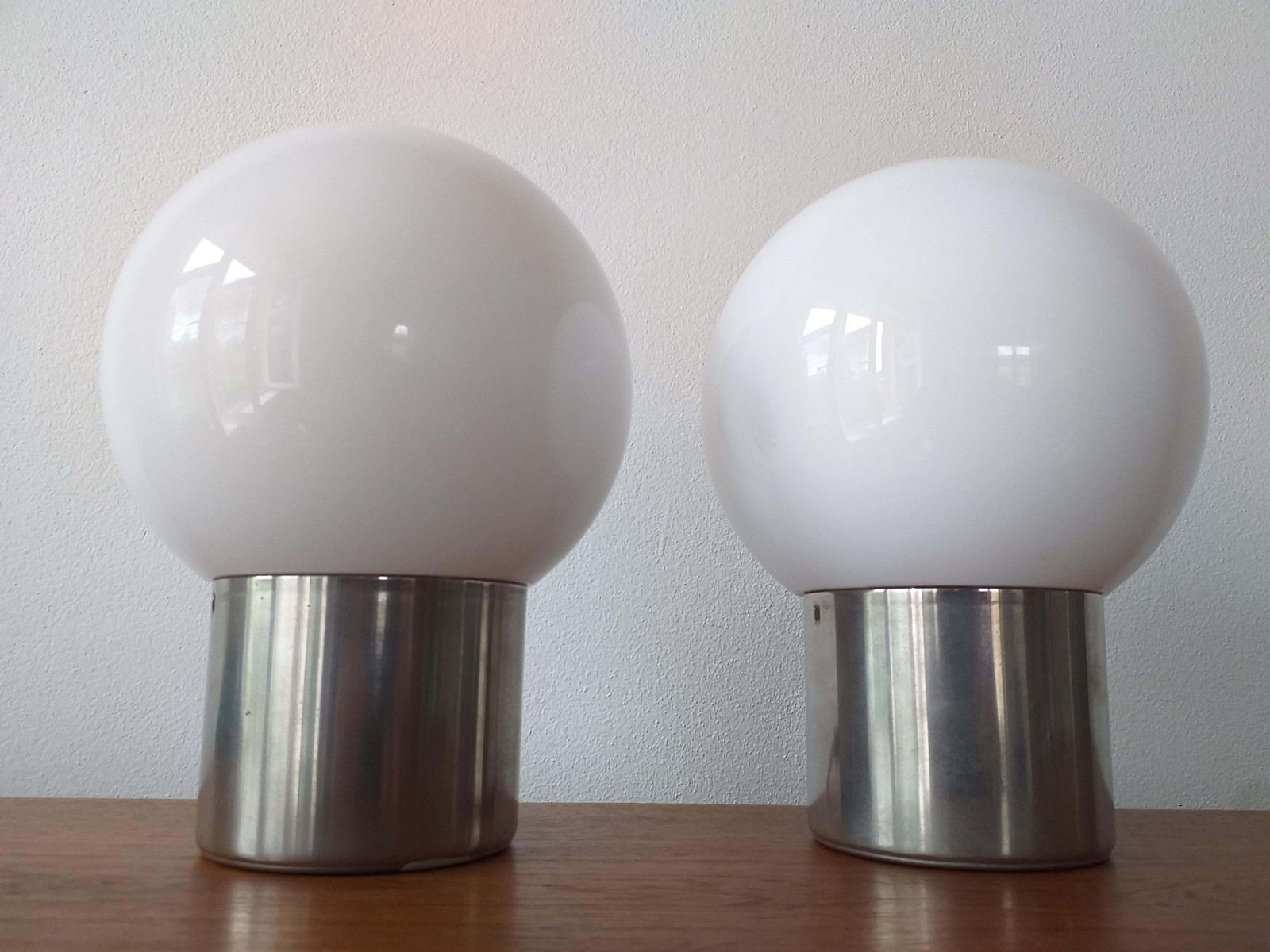 Pair Of Midcentury Table Lamps Kamenicky Senov, 1970s.