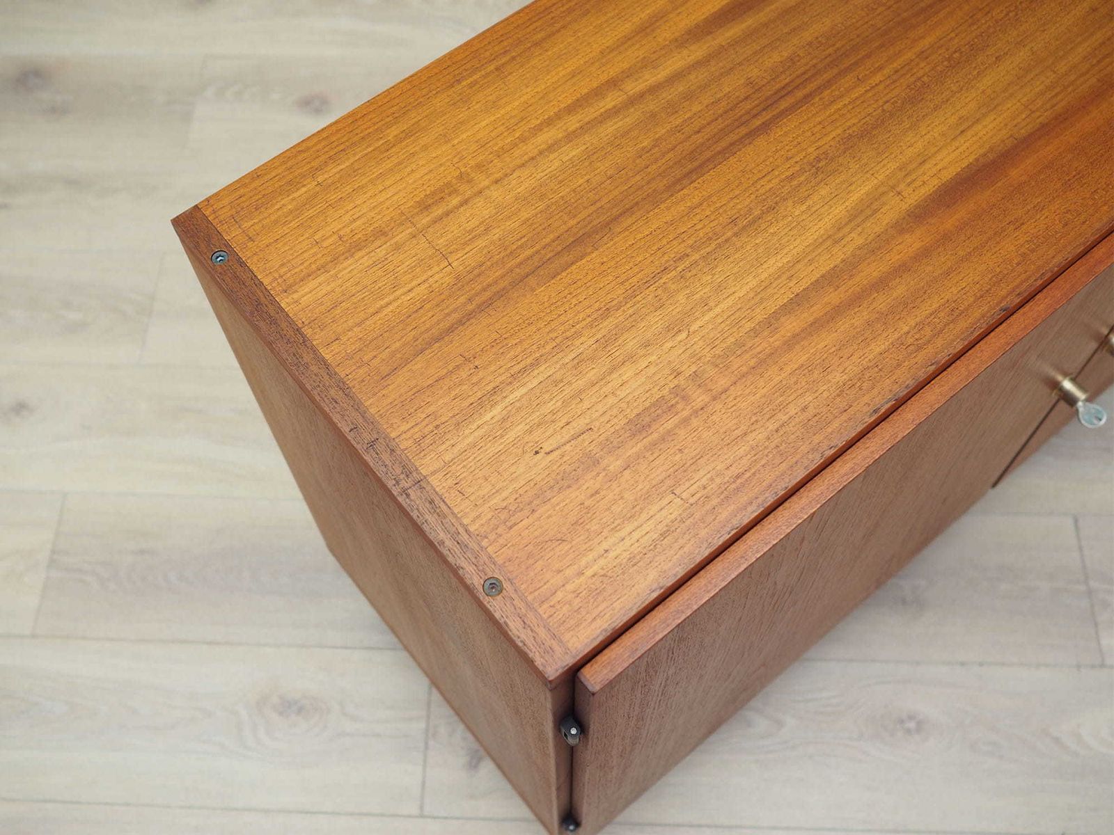 Teakhouten Dressoir, Deens Design, Jaren 1970, Productie: Denemarken photo vintage