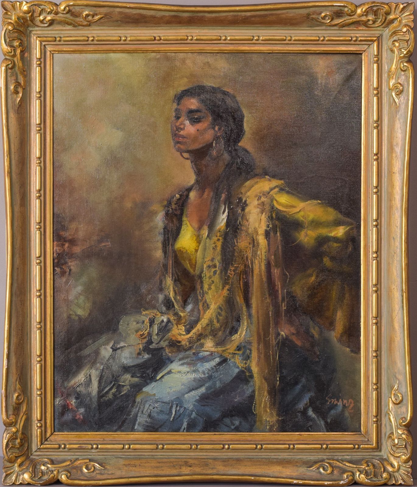 Gumersindo Sainz De Morales – Portret Van Een Vrouw photo furniture