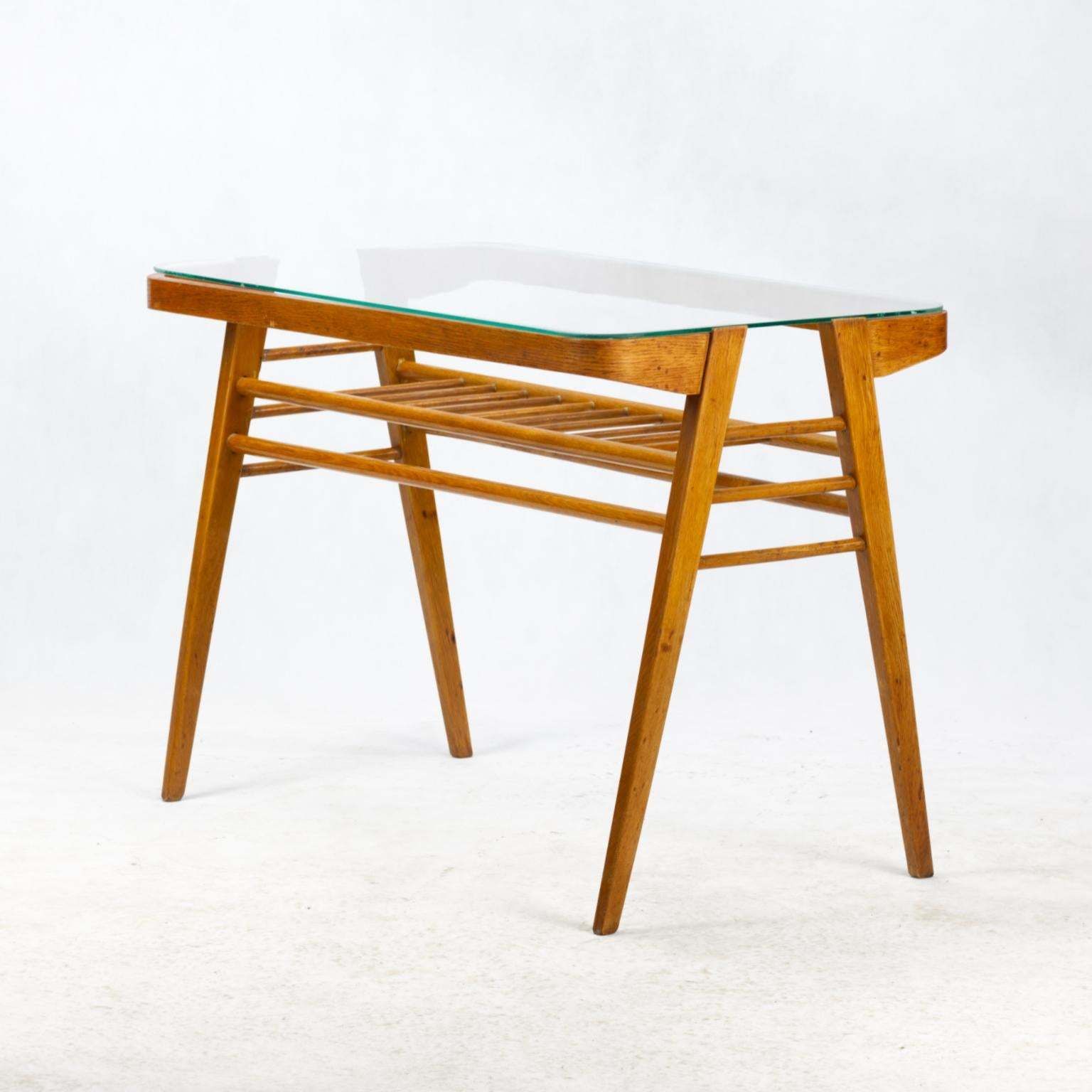 Wooden Coffee Table By František Jirák For Tatra Nabytok Pravenec, 1960s photo Furniture
