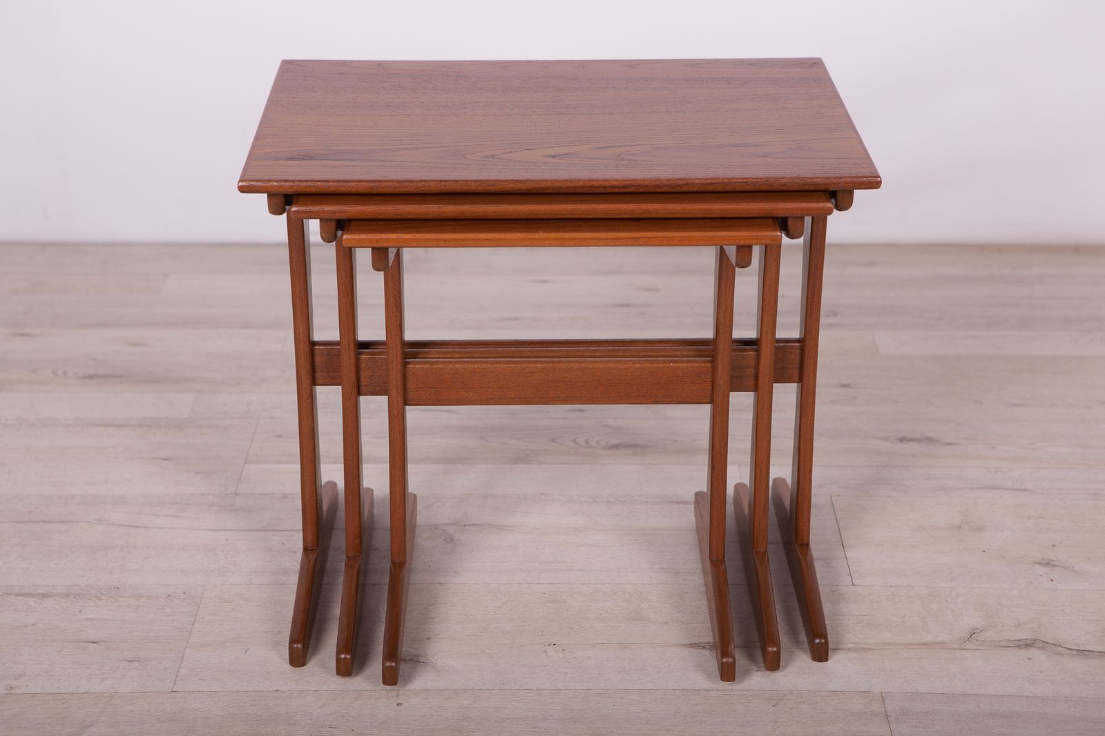 Danish Teak Nesting Tables, 1960s, Set Of 3 photo buy