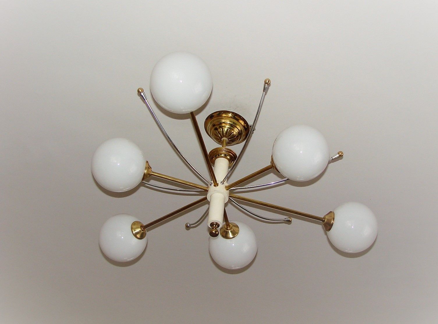 Stilnovo Style Chandelier, 1960s