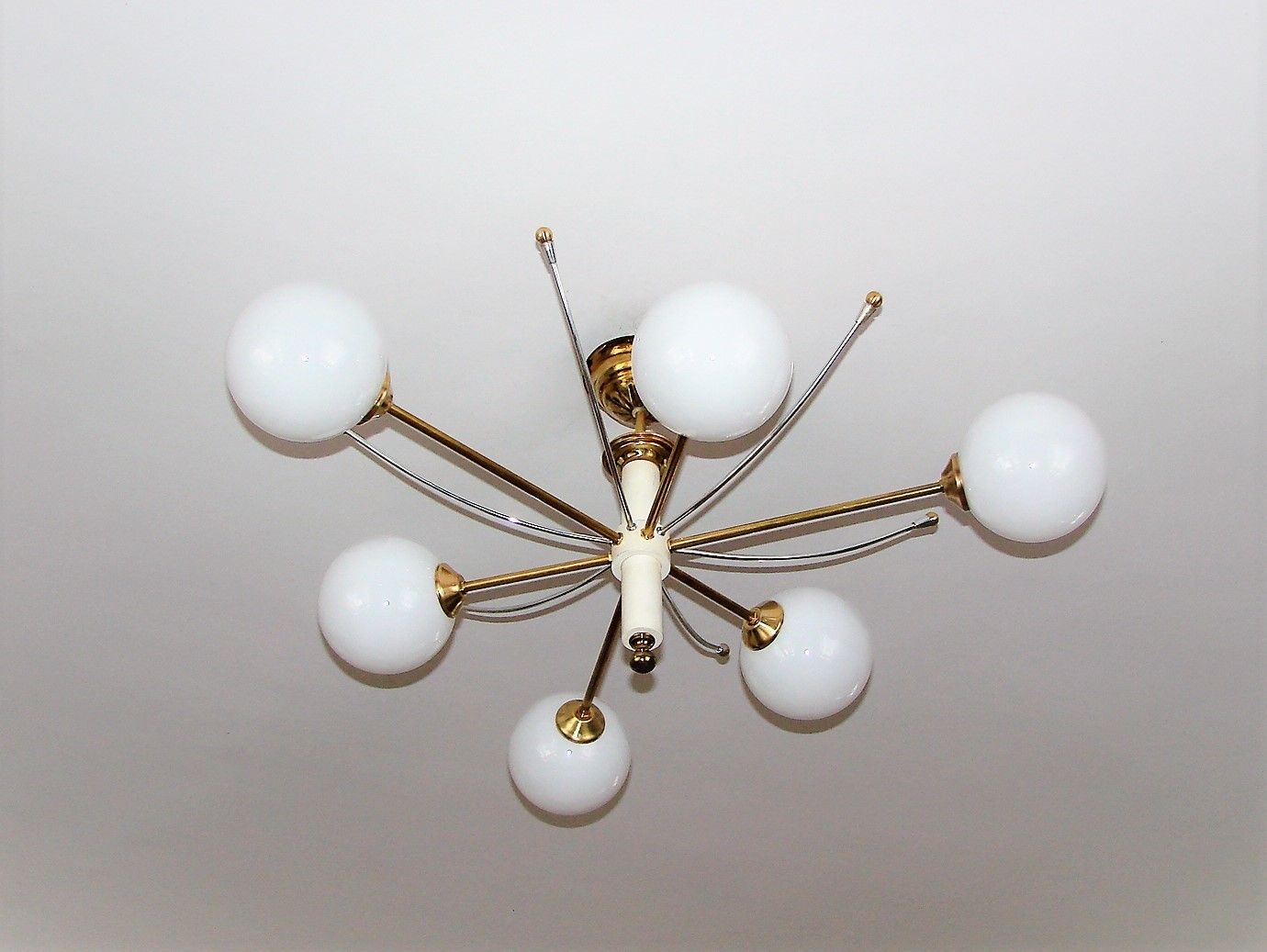 Stilnovo Style Chandelier, 1960s photo buy