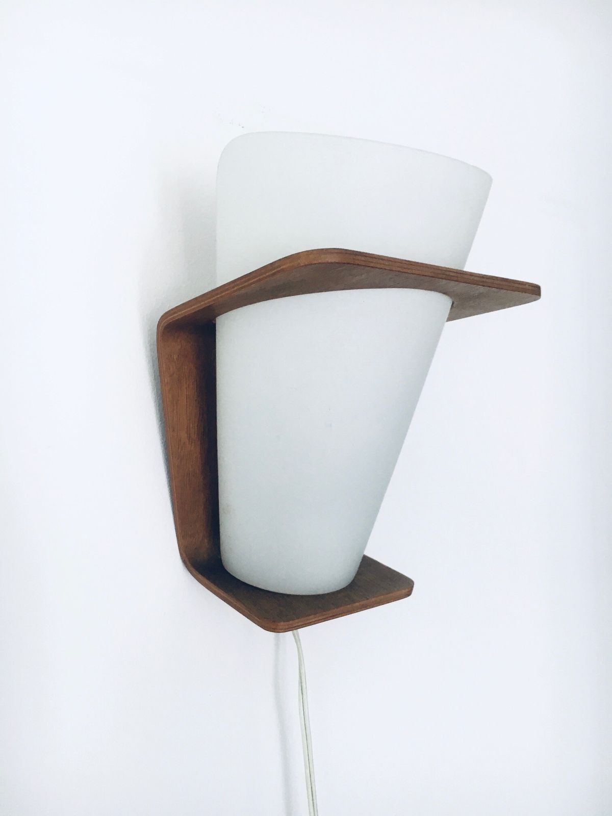 Mcm Design Wall Lamp Nx 41 By Louis Kalff For Philips, Holland 1960s photo vinterior