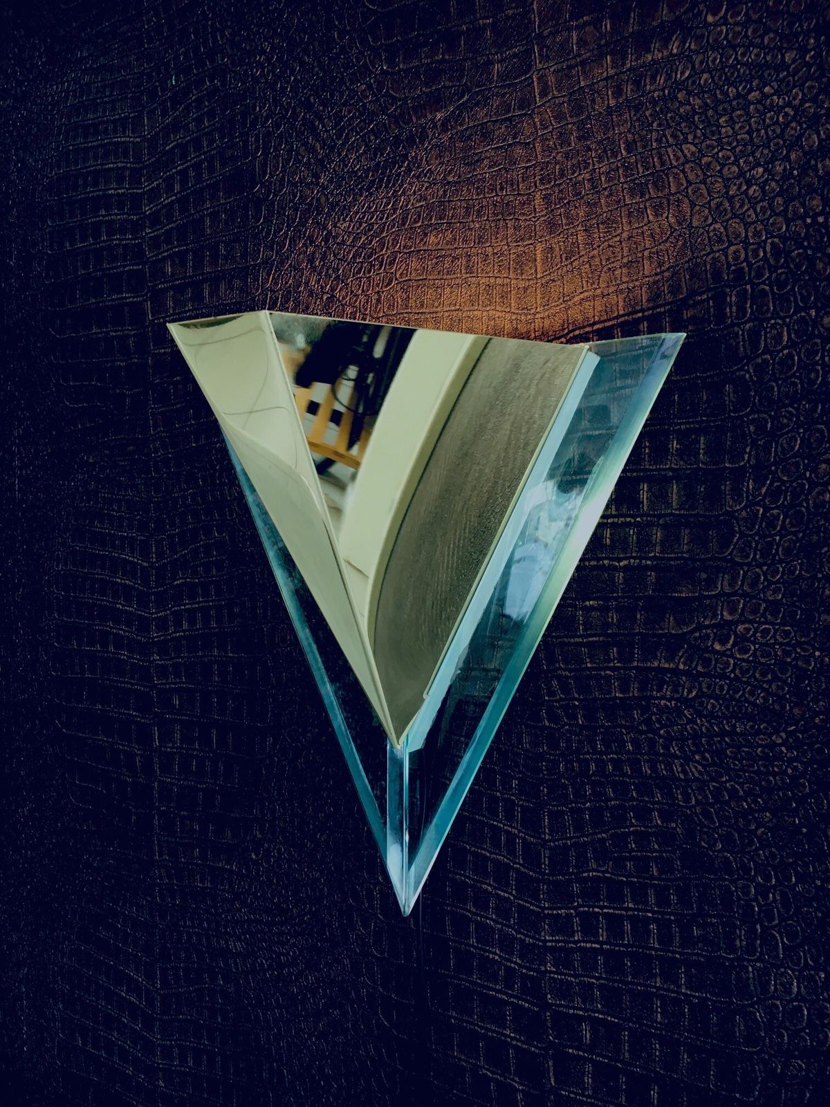Postmodern Design Triangular Wall Lamp By Landia, Germany 1990s photo buy