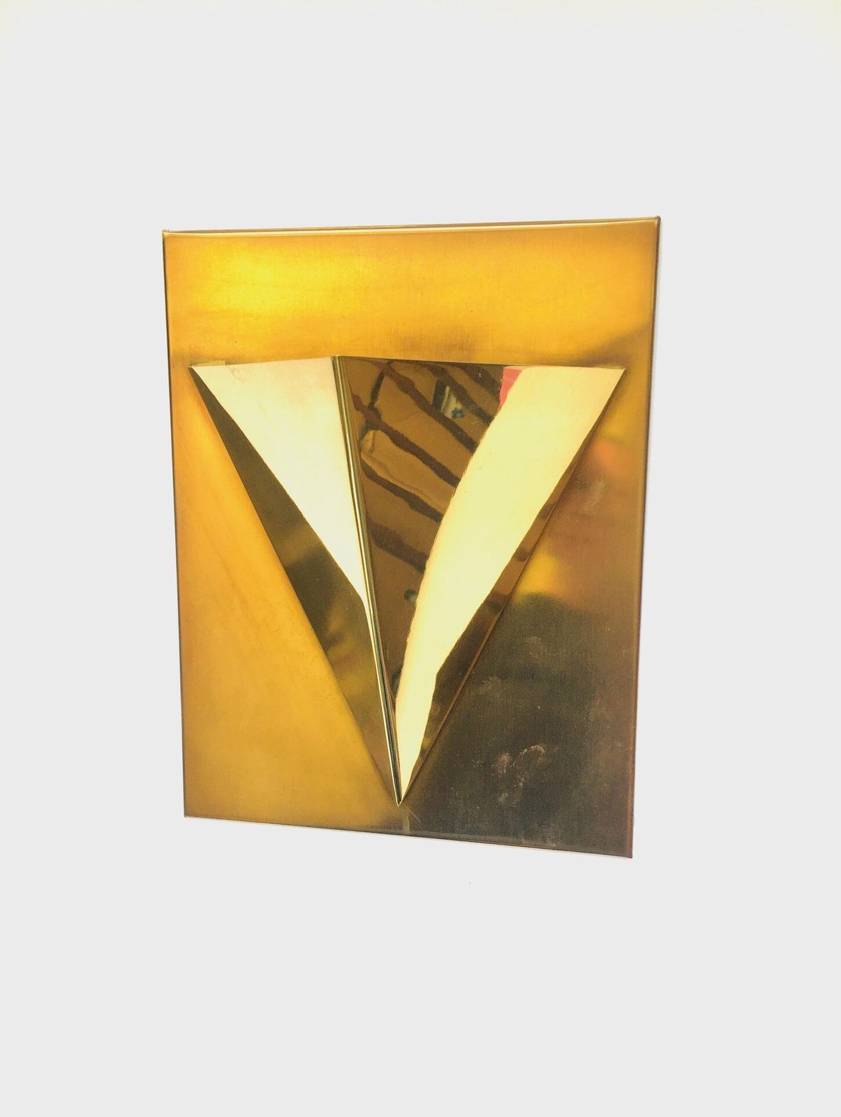 photo for sale Postmodern Design Messing Wandlamp Van Liro, België, Jaren 1980