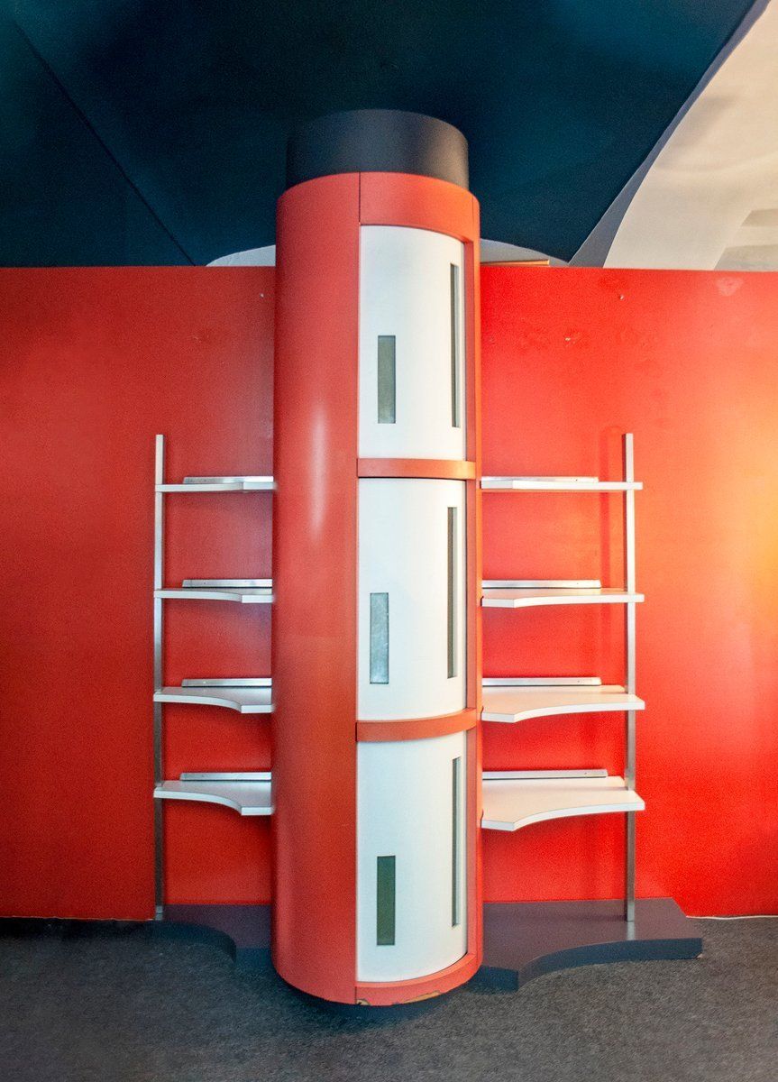 Formica Wood Bookcase By Luigi And Renato Manzoni, Italy, 1958