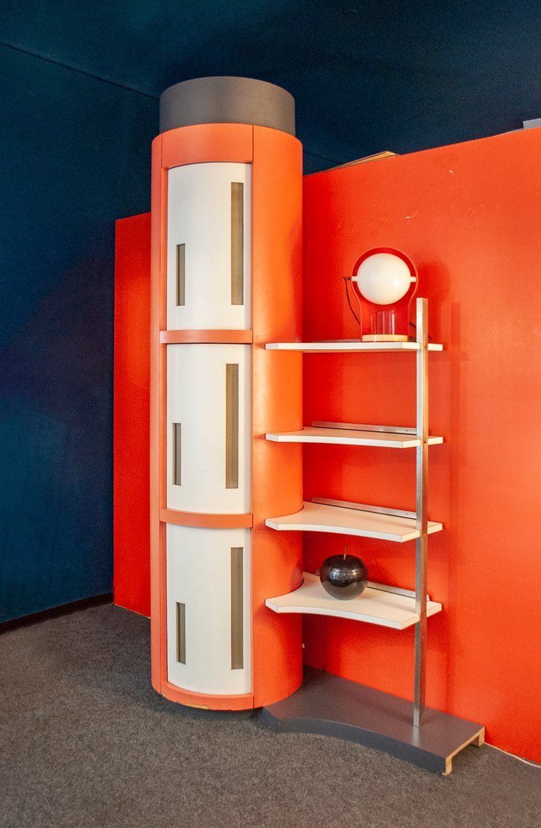 Formica Wood Bookcase By Luigi And Renato Manzoni, Italy, 1958 photo for sale