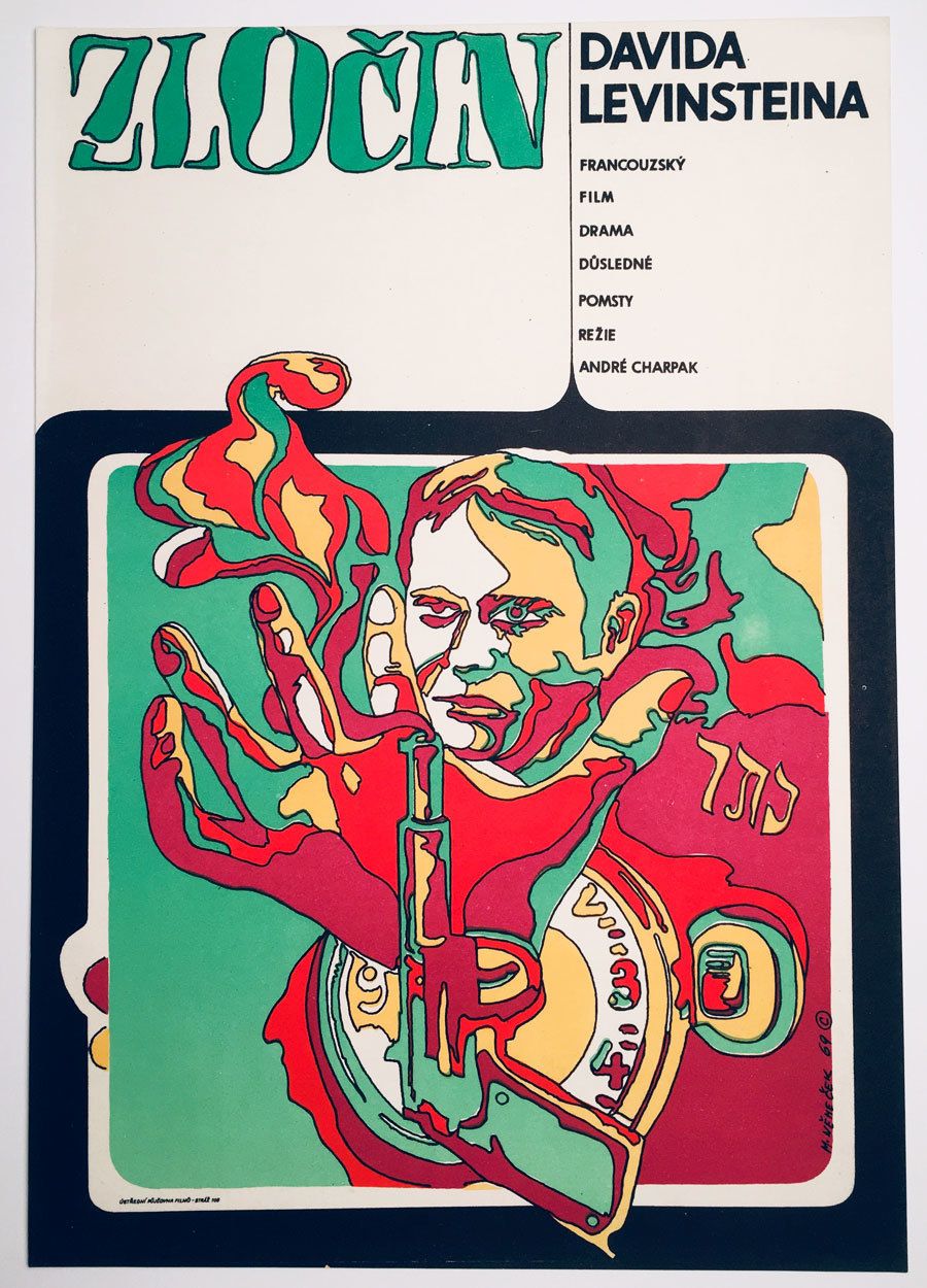 Movie Poster, The Crime Of David Levinstein, Milan Němeček, 1969