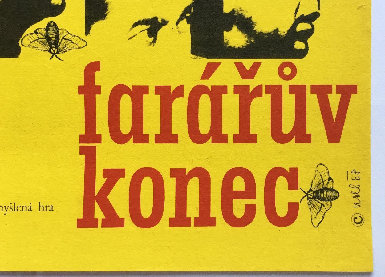 Movie Poster, The End Of A Priest, Miloslav Noll, 1968 photo Art