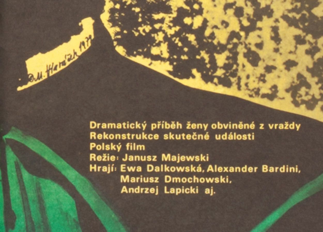Movie Poster, The Gorgon Case, Miroslav Hlaváček, 1979 photo Art