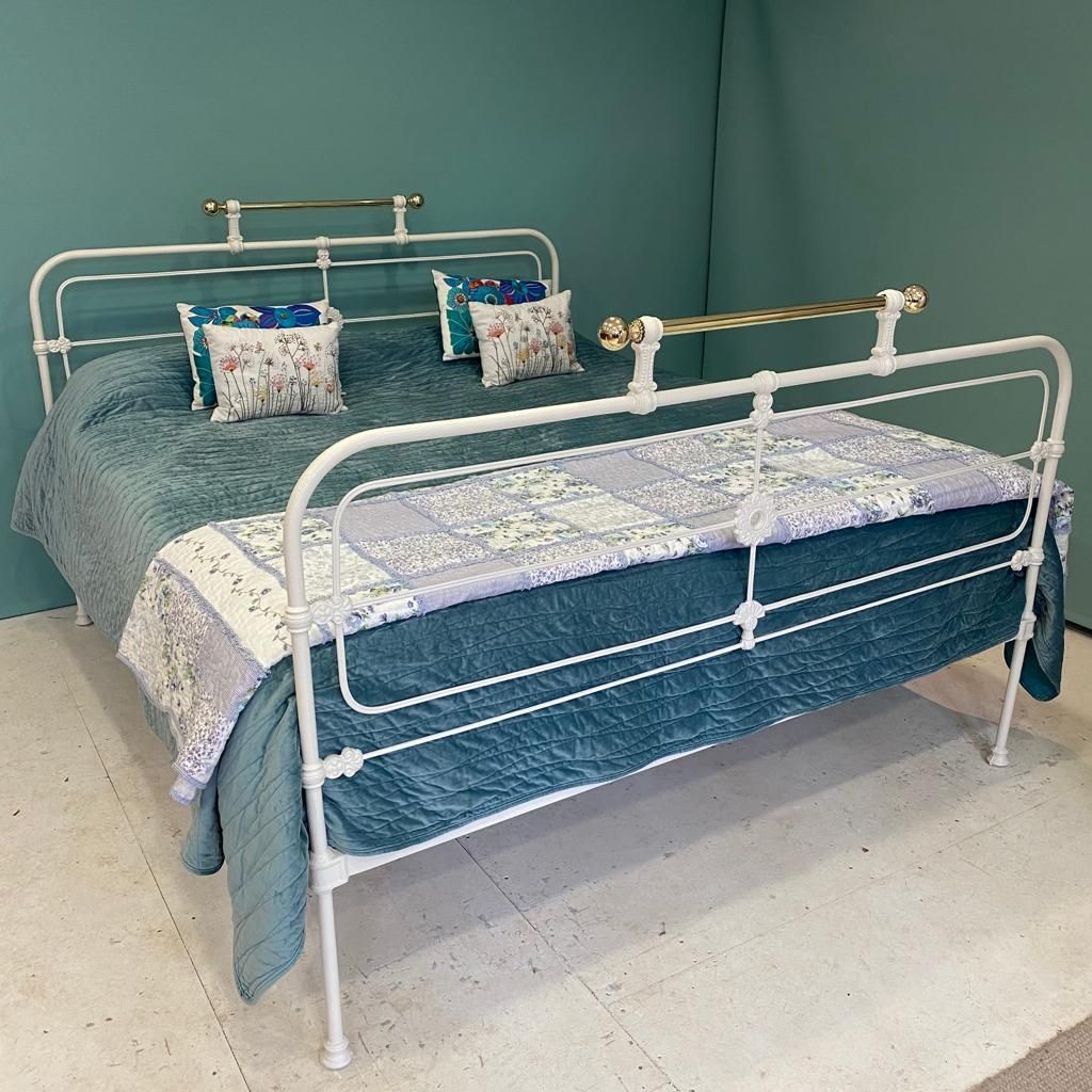 Superking Antique Iron Irish Cottage Bed