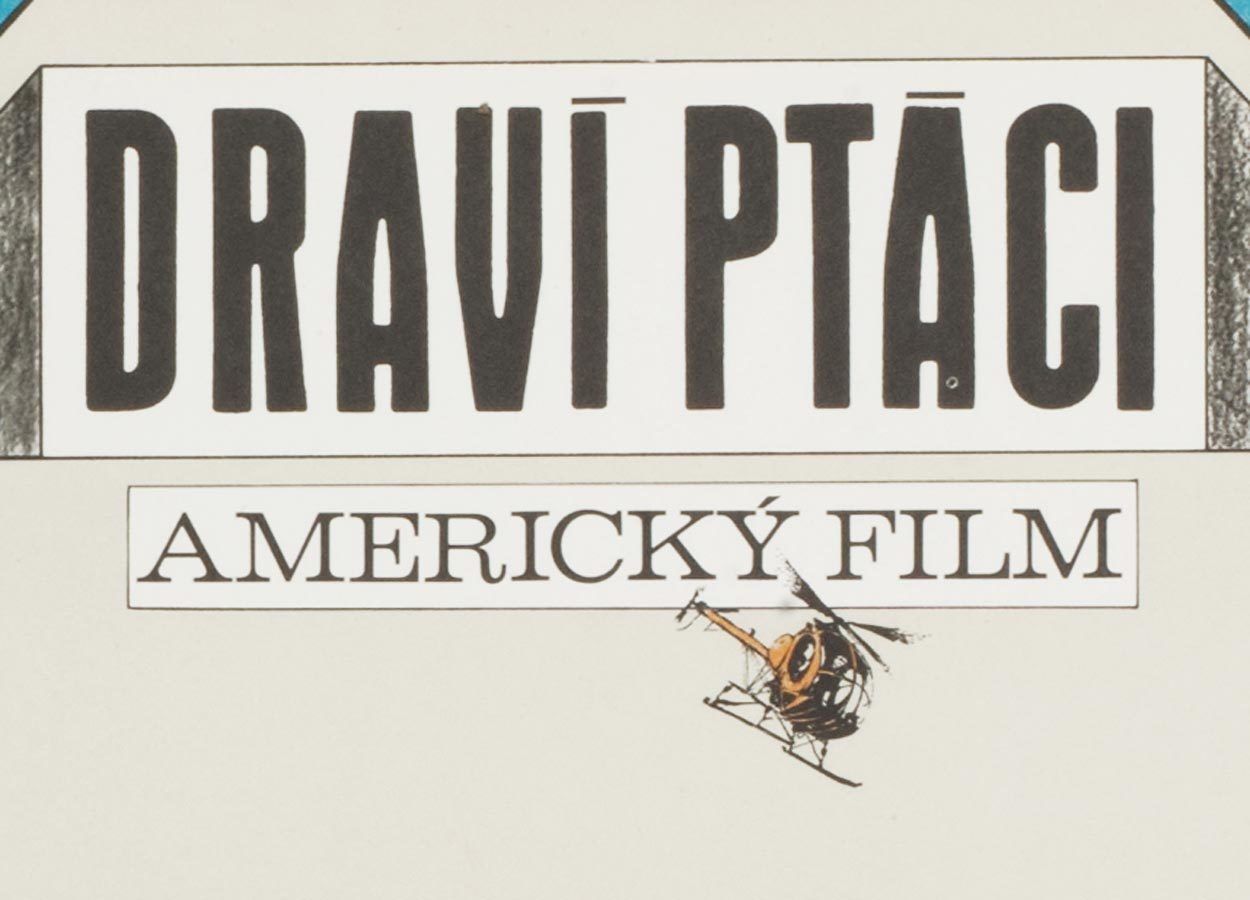 Movie Poster, Birds Of Prey, Antonín Sládek, 1976 photo furniture