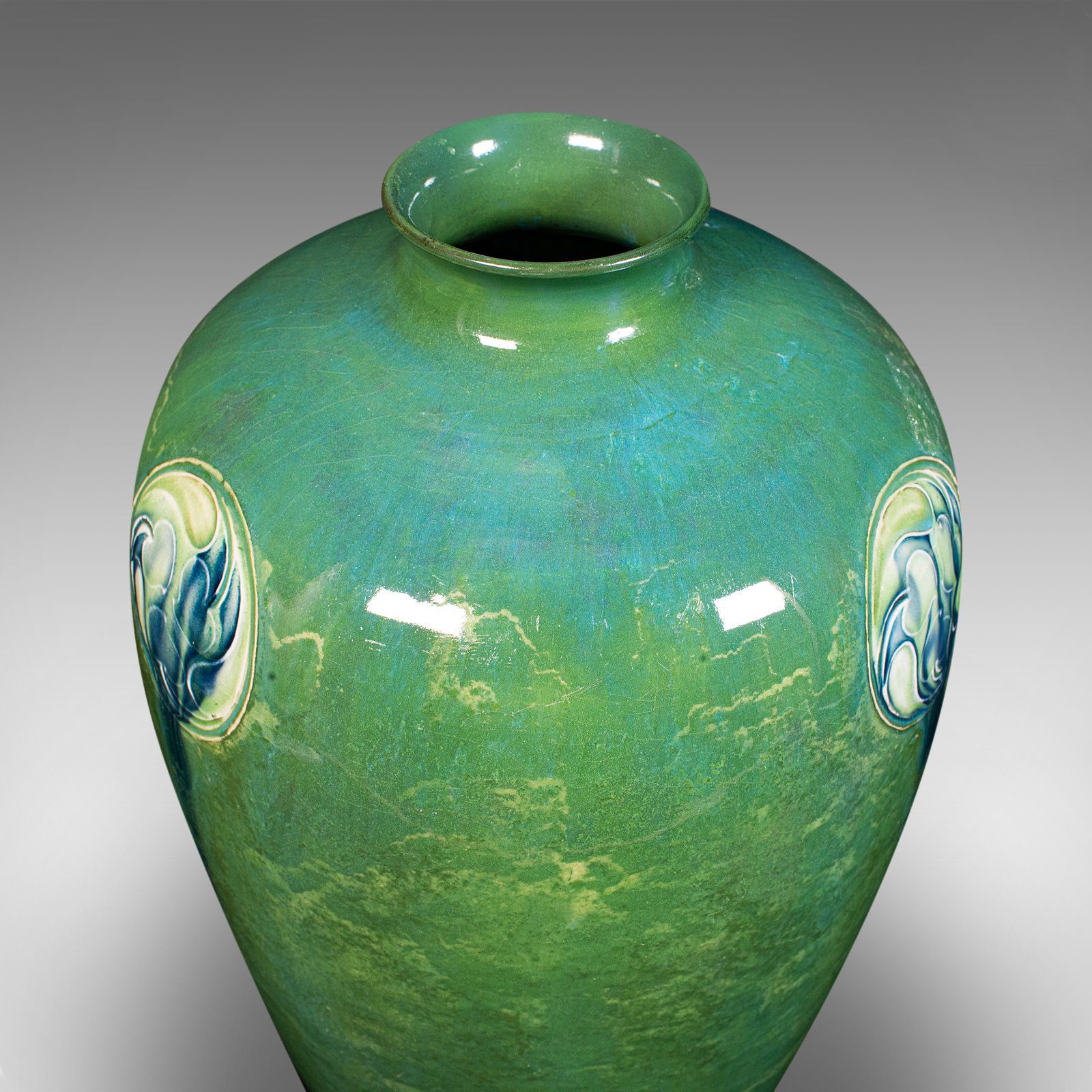 Antique Flaminian Vase, Moorcroft, Liberty, London, C.1910 photo vintage