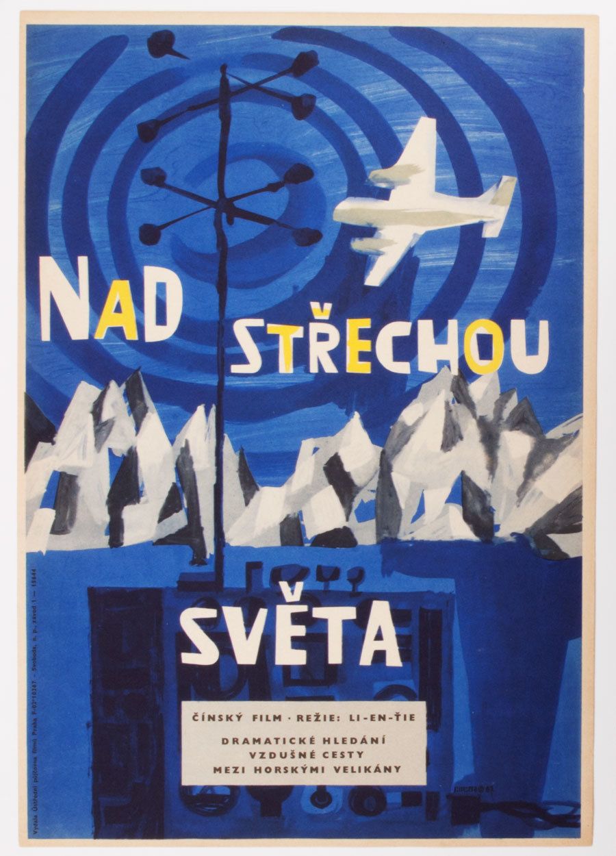 Movie Poster, Above The Roof Of The World, Jiří Hilmar, 1961