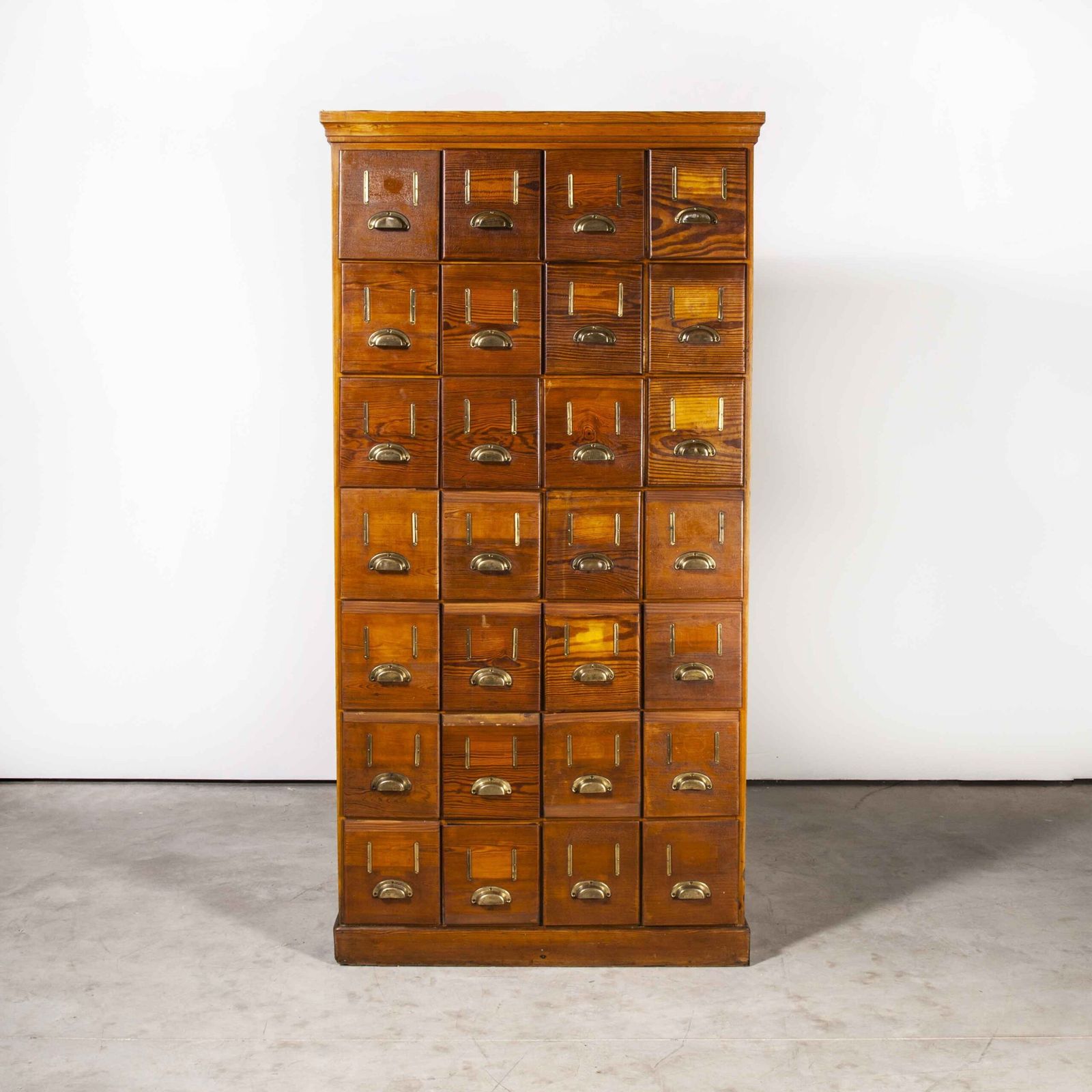 1940s Tall Chest Of Drawers – Bank Of Drawers – Twenty Eight Drawers photo for sale