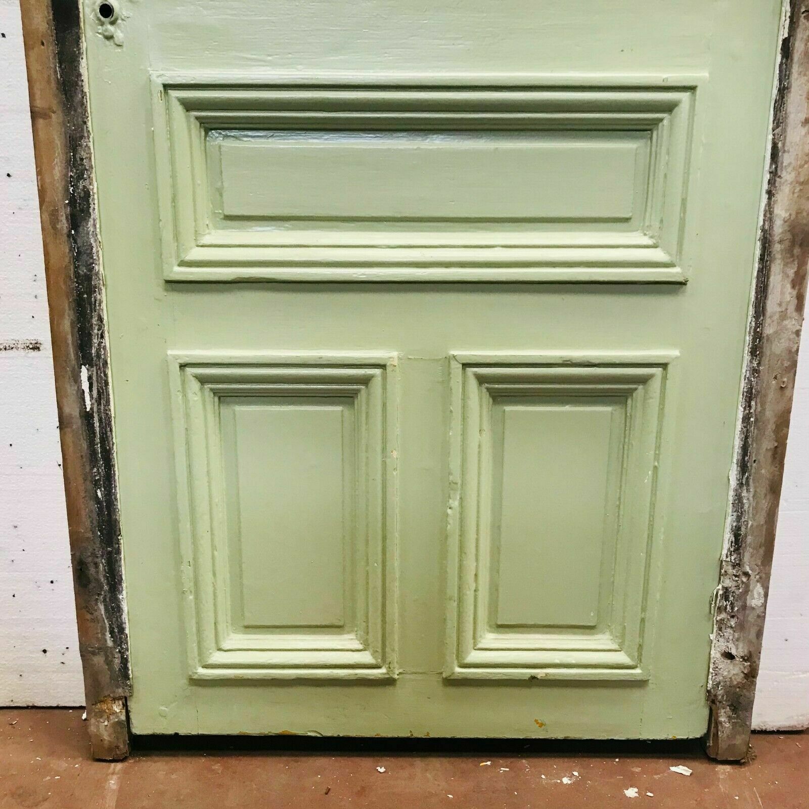 Service Door With Small Panes And Glazed Transom 20th Century photo 788.85378