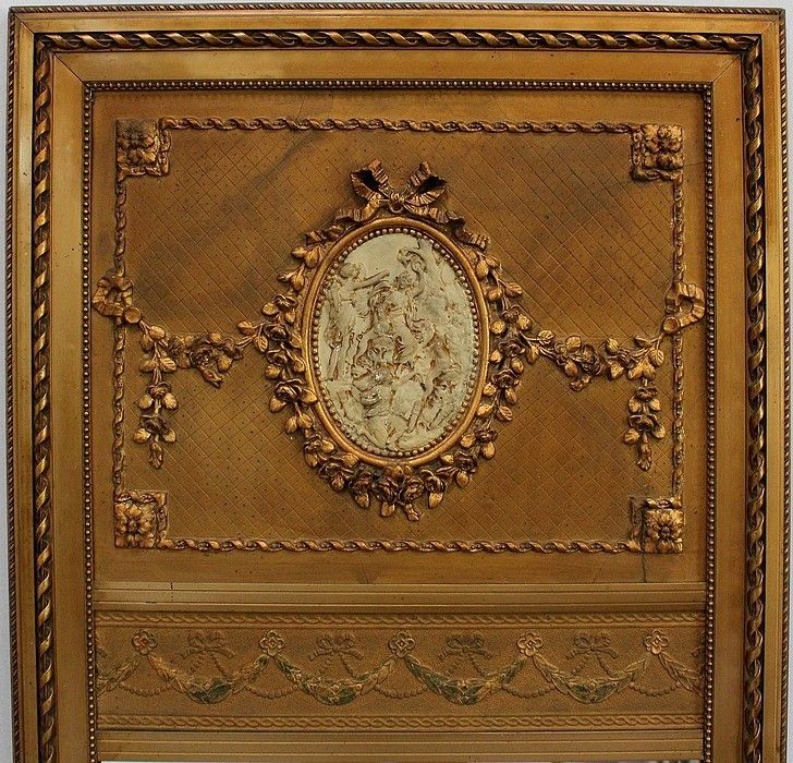 Trumeau Mirror, Louis XVI Taste, 1900 photo 2060.0